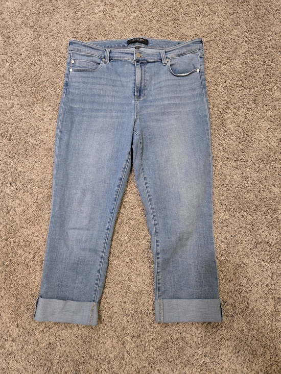 Liverpool Pants - Liverpool Light Blue Cropped Cuff Jeans